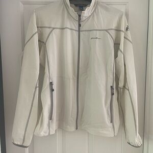 Eddie Bauer Women's white light weight Jacket